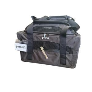 Pecute Expandable Airline Approved Pet Carrier Soft-Sided Cat Dog Travel Bag